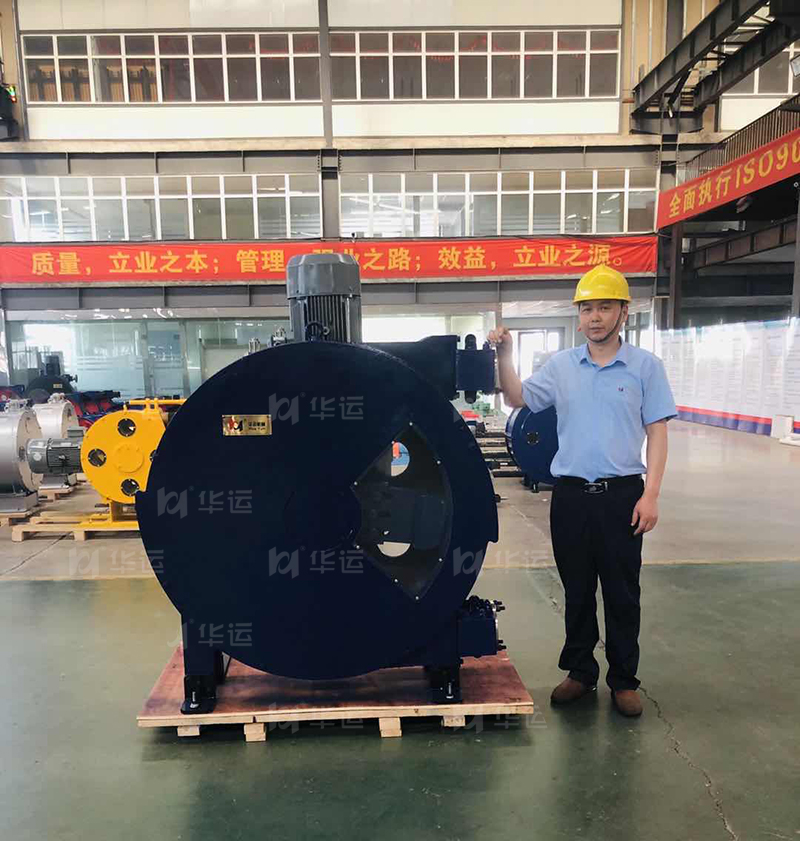 100Z high-flow hose pump has been manufactured