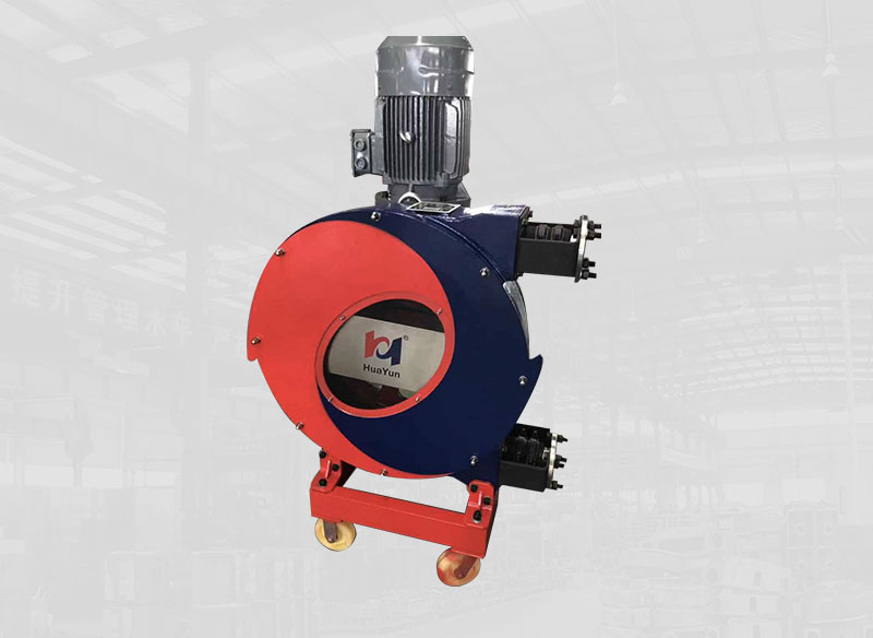 Movable hose pump