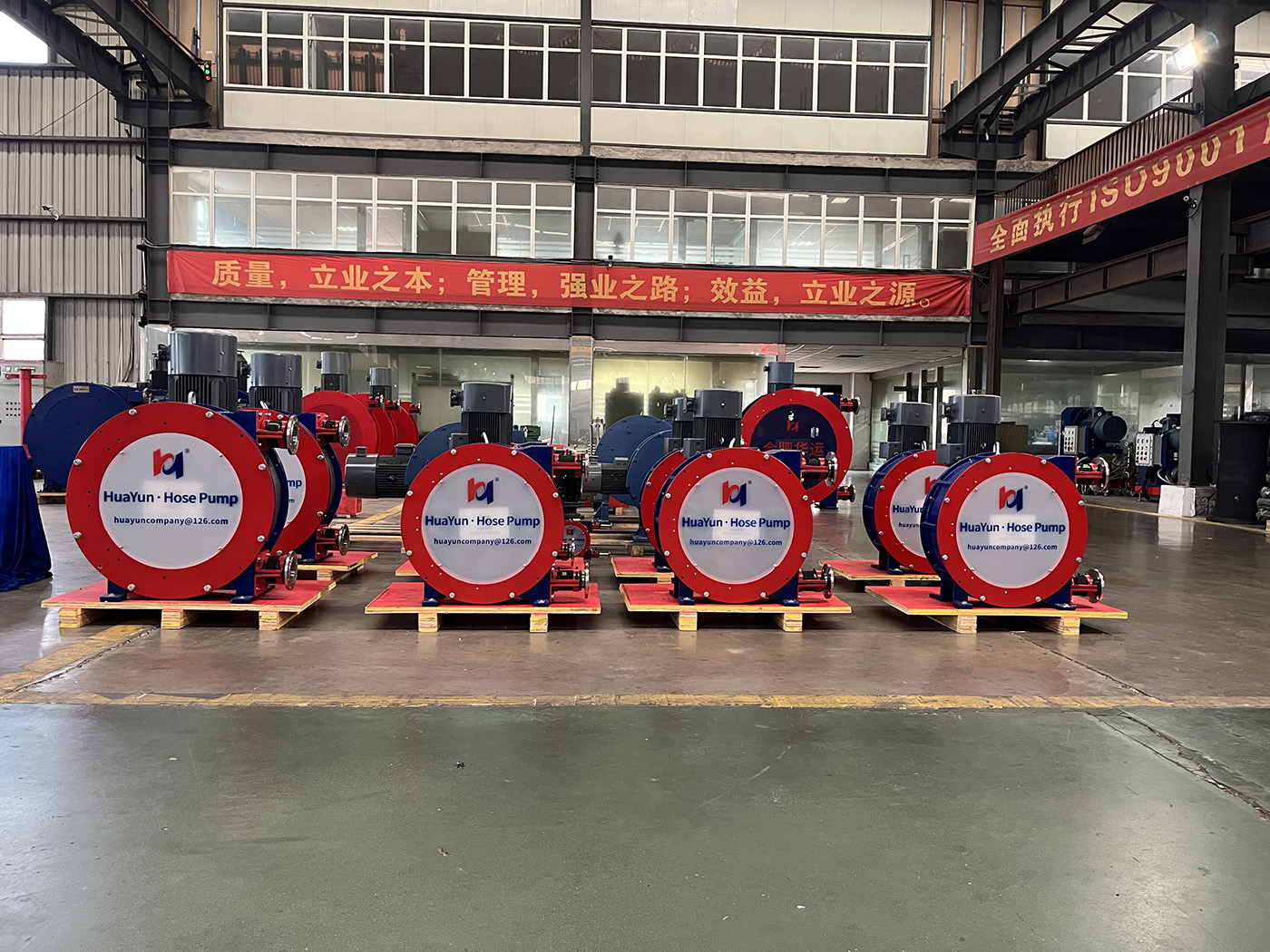 Huayun Machinery Hose Pumps Shipped to Brazil, Supporting Local Wastewater Treatment Efficiency Upgrades_复制_复制1